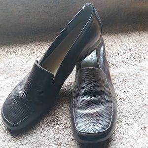 Leather loafers